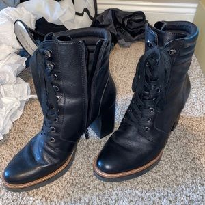 Heeled Combat Boot